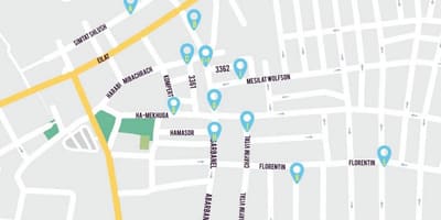 Карта флорентин Тель-Авив