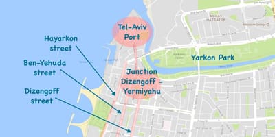 Парк яркон карте